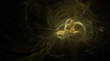 Fantezi kaotik renkli fraktal desen. Soyut Fraktal şekiller. 3D render resimde arka plan veya duvar kağıdı.