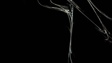 Fantezi kaotik renkli fraktal desen. Soyut Fraktal şekiller. 3D render resimde arka plan veya duvar kağıdı.