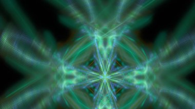 Fantezi kaotik renkli fraktal desen. Soyut Fraktal şekiller. 3D render resimde arka plan veya duvar kağıdı.