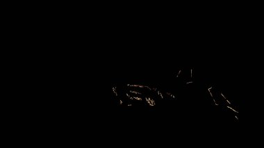 Fantezi kaotik renkli fraktal desen. Soyut Fraktal şekiller. 3D render resimde arka plan veya duvar kağıdı.