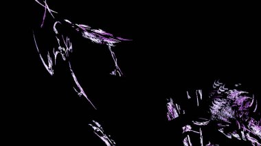 Fantezi kaotik renkli fraktal desen. Soyut Fraktal şekiller. 3D render resimde arka plan veya duvar kağıdı.