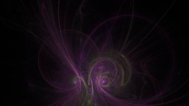 Fantezi kaotik renkli fraktal desen. Soyut Fraktal şekiller. 3D render resimde arka plan veya duvar kağıdı.