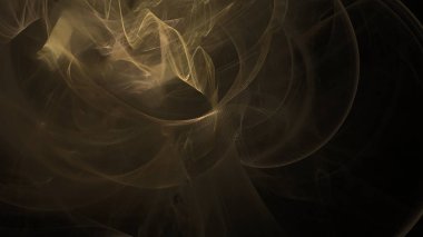 Fantezi kaotik renkli fraktal desen. Soyut Fraktal şekiller. 3D render resimde arka plan veya duvar kağıdı.