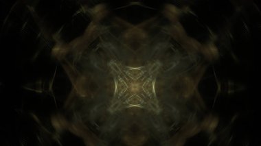 Fantezi kaotik renkli fraktal desen. Soyut Fraktal şekiller. 3D render resimde arka plan veya duvar kağıdı.