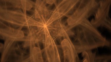 Fantezi kaotik renkli fraktal desen. Soyut Fraktal şekiller. 3D render resimde arka plan veya duvar kağıdı.