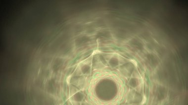 Fantezi kaotik renkli fraktal desen. Soyut Fraktal şekiller. 3D render resimde arka plan veya duvar kağıdı.