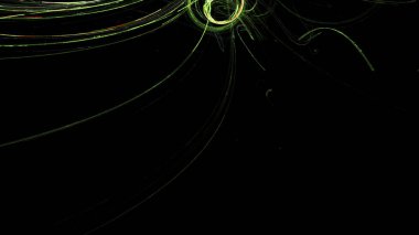 Fantezi kaotik renkli fraktal desen. Soyut Fraktal şekiller. 3D render resimde arka plan veya duvar kağıdı.