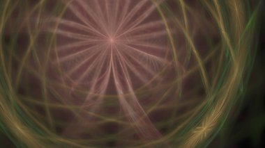 Fantezi kaotik renkli fraktal desen. Soyut Fraktal şekiller. 3D render resimde arka plan veya duvar kağıdı.