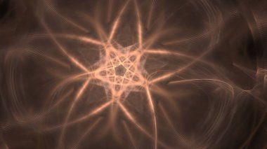 Fantezi kaotik renkli fraktal desen. Soyut Fraktal şekiller. 3D render resimde arka plan veya duvar kağıdı.