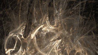 Fantezi kaotik renkli fraktal desen. Soyut Fraktal şekiller. 3D render resimde arka plan veya duvar kağıdı.