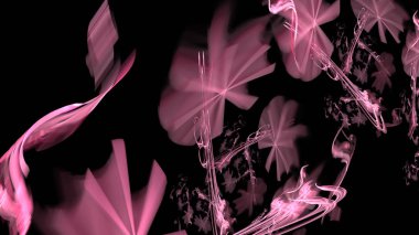 Fantezi kaotik renkli fraktal desen. Soyut Fraktal şekiller. 3D render resimde arka plan veya duvar kağıdı.