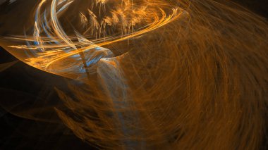 Fantezi kaotik renkli fraktal desen. Soyut Fraktal şekiller. 3D render resimde arka plan veya duvar kağıdı.