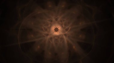 Fantezi kaotik renkli fraktal desen. Soyut Fraktal şekiller. 3D render resimde arka plan veya duvar kağıdı.