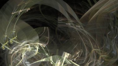 Fantezi kaotik renkli fraktal desen. Soyut Fraktal şekiller. 3D render resimde arka plan veya duvar kağıdı.