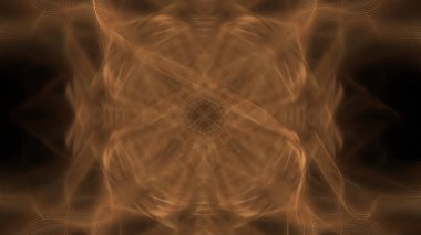 Fantezi kaotik renkli fraktal desen. Soyut Fraktal şekiller. 3D render resimde arka plan veya duvar kağıdı.