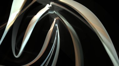 Fantezi kaotik renkli fraktal desen. Soyut Fraktal şekiller. 3D render resimde arka plan veya duvar kağıdı.