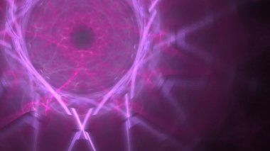 Fantezi kaotik renkli fraktal desen. Soyut Fraktal şekiller. 3D render resimde arka plan veya duvar kağıdı.