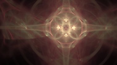 Fantezi kaotik renkli fraktal desen. Soyut Fraktal şekiller. 3D render resimde arka plan veya duvar kağıdı.