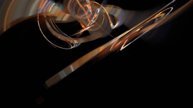 Fantezi kaotik renkli fraktal desen. Soyut Fraktal şekiller. 3D render resimde arka plan veya duvar kağıdı.