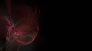 Fantezi kaotik renkli fraktal desen. Soyut Fraktal şekiller. 3D render resimde arka plan veya duvar kağıdı.