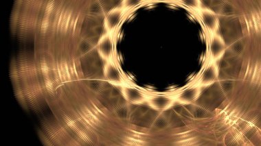 Fantezi kaotik renkli fraktal desen. Soyut Fraktal şekiller. 3D render resimde arka plan veya duvar kağıdı.