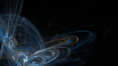 Fantezi kaotik renkli fraktal desen. Soyut Fraktal şekiller. 3D render resimde arka plan veya duvar kağıdı.