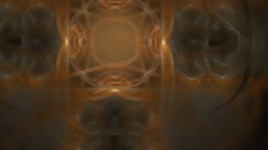 Fantezi kaotik renkli fraktal desen. Soyut Fraktal şekiller. 3D render resimde arka plan veya duvar kağıdı.