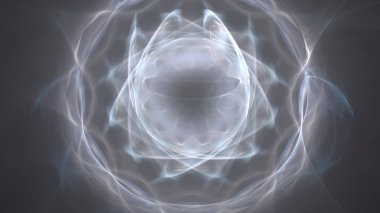 Fantezi kaotik renkli fraktal desen. Soyut Fraktal şekiller. 3D render resimde arka plan veya duvar kağıdı.