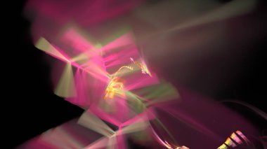 Fantezi kaotik renkli fraktal desen. Soyut Fraktal şekiller. 3D render resimde arka plan veya duvar kağıdı.