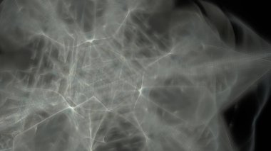 Fantezi kaotik renkli fraktal desen. Soyut Fraktal şekiller. 3D render resimde arka plan veya duvar kağıdı.