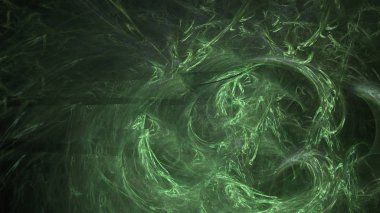 Fantezi kaotik renkli fraktal desen. Soyut Fraktal şekiller. 3D render resimde arka plan veya duvar kağıdı.