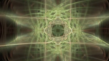 Fantezi kaotik renkli fraktal desen. Soyut Fraktal şekiller. 3D render resimde arka plan veya duvar kağıdı.