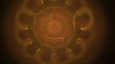 Fantezi kaotik renkli fraktal desen. Soyut Fraktal şekiller. 3D render resimde arka plan veya duvar kağıdı.