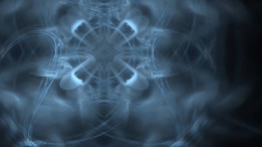 Fantezi kaotik renkli fraktal desen. Soyut Fraktal şekiller. 3D render resimde arka plan veya duvar kağıdı.