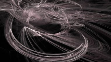 Fantezi kaotik renkli fraktal desen. Soyut Fraktal şekiller. 3D render resimde arka plan veya duvar kağıdı.