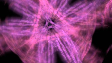 Fantezi kaotik renkli fraktal desen. Soyut Fraktal şekiller. 3D render resimde arka plan veya duvar kağıdı.