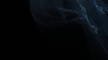 Fantezi kaotik renkli fraktal desen. Soyut Fraktal şekiller. 3D render resimde arka plan veya duvar kağıdı.