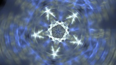 Fantezi kaotik renkli fraktal desen. Soyut Fraktal şekiller. 3D render resimde arka plan veya duvar kağıdı.