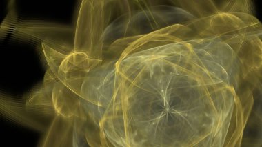 Fantezi kaotik renkli fraktal desen. Soyut Fraktal şekiller. 3D render resimde arka plan veya duvar kağıdı.