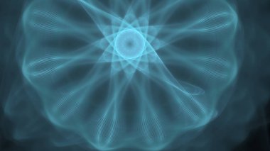 Fantezi kaotik renkli fraktal desen. Soyut Fraktal şekiller. 3D render resimde arka plan veya duvar kağıdı.