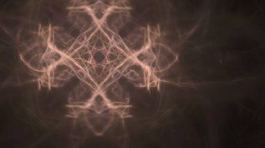 Fantezi kaotik renkli fraktal desen. Soyut Fraktal şekiller. 3D render resimde arka plan veya duvar kağıdı.