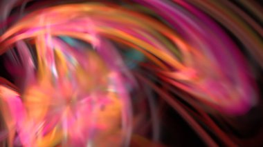 Fantezi kaotik renkli fraktal desen. Soyut Fraktal şekiller. 3D render resimde arka plan veya duvar kağıdı.