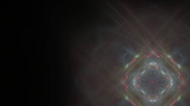 Fantezi kaotik renkli fraktal desen. Soyut Fraktal şekiller. 3D render resimde arka plan veya duvar kağıdı.