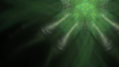 Fantezi kaotik renkli fraktal desen. Soyut Fraktal şekiller. 3D render resimde arka plan veya duvar kağıdı.