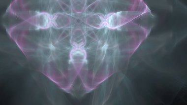 Fantezi kaotik renkli fraktal desen. Soyut Fraktal şekiller. 3D render resimde arka plan veya duvar kağıdı.