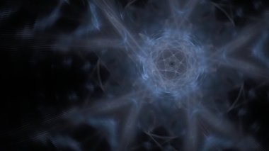 Fantezi kaotik renkli fraktal desen. Soyut Fraktal şekiller. 3D render resimde arka plan veya duvar kağıdı.