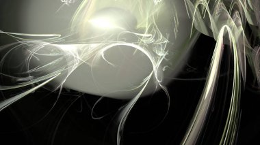 Fantezi kaotik renkli fraktal desen. Soyut Fraktal şekiller. 3D render resimde arka plan veya duvar kağıdı.