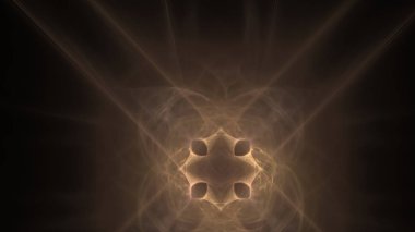 Fantezi kaotik renkli fraktal desen. Soyut Fraktal şekiller. 3D render resimde arka plan veya duvar kağıdı.