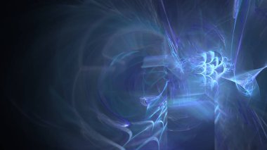 Fantezi kaotik renkli fraktal desen. Soyut Fraktal şekiller. 3D render resimde arka plan veya duvar kağıdı.