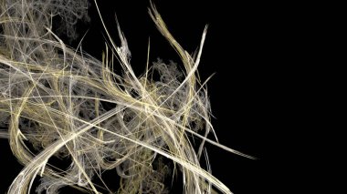 Fantezi kaotik renkli fraktal desen. Soyut Fraktal şekiller. 3D render resimde arka plan veya duvar kağıdı.